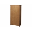 Heritage Wood Bookcase With Doors Office Shelving Storage Cabinet Brown