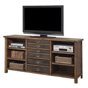martin furniture heritage tv stand in hickory