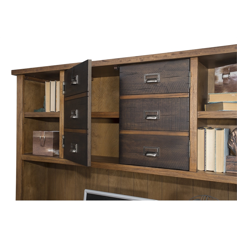 Martin Furniture Heritage 2 Door Hutch in Hickory