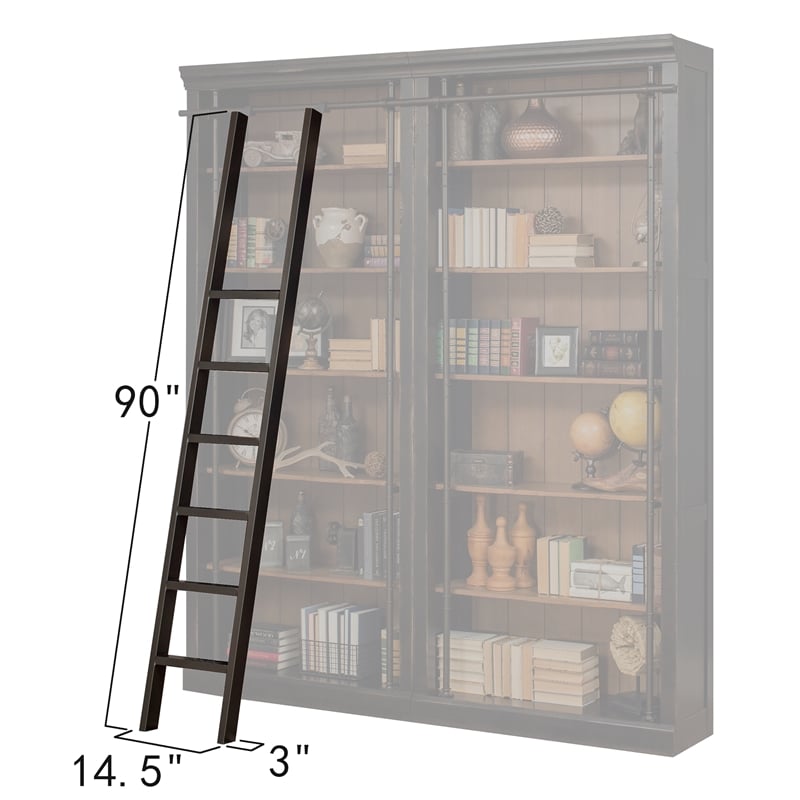 Martin Furniture Toulouse Metal Ladder in Black