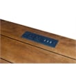 Martin Furniture Durham Rustic Wood Credenza Office Desk Writing Table White