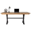 Martin Furniture Toulouse Home Office Writing Desk Wood Brown