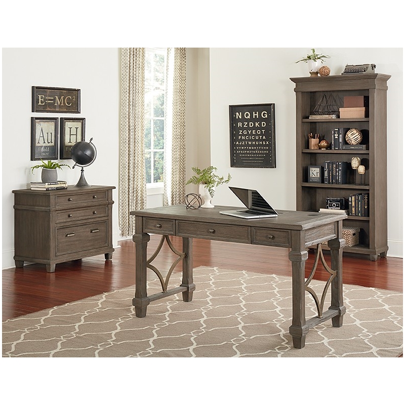 Wood Writing Desk Writing Table Office Desk Gray