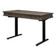 Martin Furniture Carson Wood Electronic Sit/Stand Desk Weathered Dove Gray