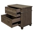 Martin Furniture Carson Wood Lateral File Storage File Drawer Gray