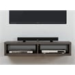 Wall Mounted Wood TV Console Entertainment Center Wall Decor 48-inch Gray