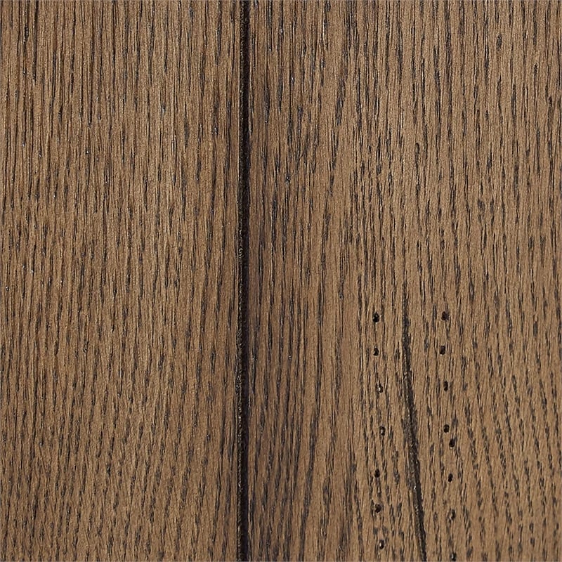 Martin Furniture Avondale 5-Adjustable Shelf 2 PC Tall Wood Bookcase in Wall Oak