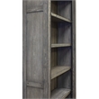 Martin Furniture Avondale 5-Adjustable Shelf 3 PC Tall Wood Bookcase - Wall Gray