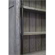 Martin Furniture Avondale 5-Adjustable Shelf 3 PC Tall Wood Bookcase - Wall Gray