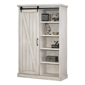Martin Furniture Avondale Wood Bookcase in White
