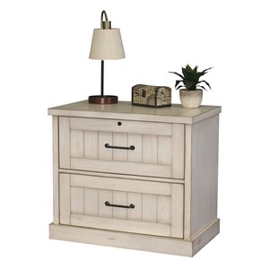 Martin Furniture Avondale Wood Lateral File in White