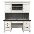 Martin Furniture Hartford Wood Credenza Office Desk Writing Table White