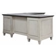 Hartford Wood L-Desk and Return Writing Table and return Office Desk White