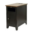 Rustic End Table Side Table Accent Table Fully Assembled Wood Black
