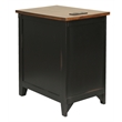 Rustic End Table Side Table Accent Table Fully Assembled Wood Black