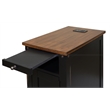 Rustic End Table Side Table Accent Table Fully Assembled Wood Black