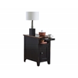 Rustic End Table Side Table Accent Table Fully Assembled Wood Black