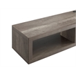 Wall Mounted Wood TV Console Entertainment Center Wall Decor 60-inch Brown