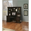 Martin Furniture Fulton Executive Wood Credenza Office Desk Writing Table Brown
