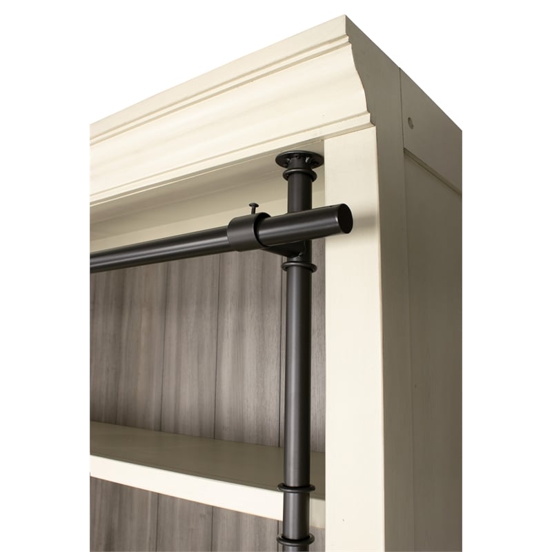 Fully Assembled 8' Tall Wood Bookcase Storage Organizer - Thumbnail 4