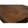 Rustic Wood Writing Desk Writing Table Office Desk With Power Center Brown