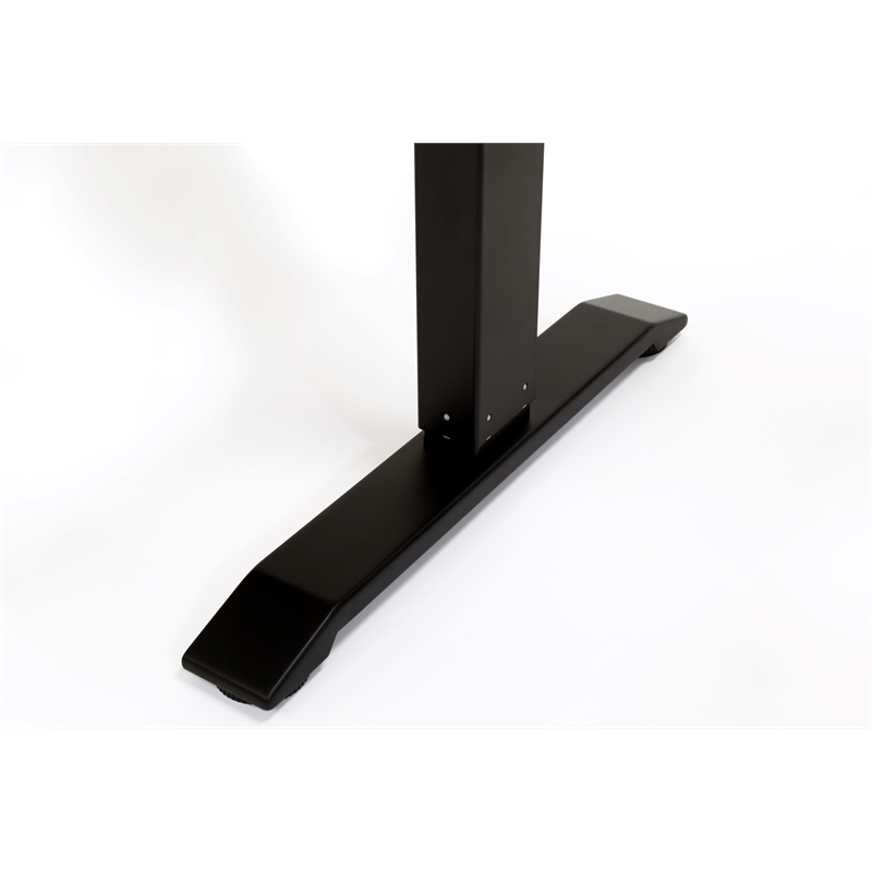 Electric Height Adjustable Desk Laminate Wood Sit-Stand Table Office Desk Black