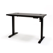 Electric Height Adjustable Desk Laminate Wood Sit-Stand Table Office Desk Black