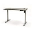 Electric Height Adjustable Desk Laminate Wood Sit-Stand Table Office Desk Gray