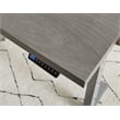 Electric Height Adjustable Desk Laminate Wood Sit-Stand Table Office Desk Gray