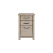 Rustic Three Drawer Wood File Cabinet Office Storage drawers Light Brown