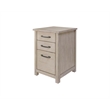 Rustic Three Drawer Wood File Cabinet Office Storage drawers Light Brown