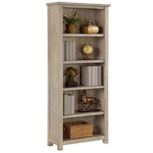 rustic open wood bookcase bookcase shelves office storage light brown
