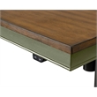 Farmhouse Electric Sit/Stand Desk Height Adjustable Green Wood