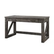 Avondale Writing Desk Writing Table Wood Office Desk Finished all Sides Gray