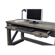 Avondale Writing Desk Writing Table Wood Office Desk Finished all Sides Gray