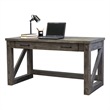 Avondale Writing Desk Writing Table Wood Office Desk Finished all Sides Gray