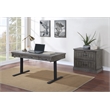 Martin Furniture Avondale 1-Drawer Wood Lateral File in Gray