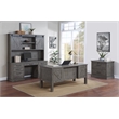 Martin Furniture Avondale 1-Drawer Wood Lateral File in Gray