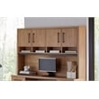 Martin Furniture Wood Home Office Hutch in Light Brown Laminate