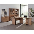 Martin Furniture Contemporary Wood Lateral File Cabinet in Light Brown Laminate