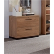 Martin Furniture Contemporary Wood Lateral File Cabinet in Light Brown Laminate