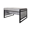 Modern Wood Laminate Office Writing Desk Office Storage  Concrete Gray