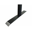 Modern Wood Laminate Office Electronic Sit Stand Desk  Concrete Gray
