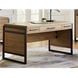 Modern Wood Laminate Office Writing Desk Storage Desk  Light Brown