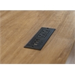 Modern Wood Laminate Office Writing Desk Storage Desk  Light Brown