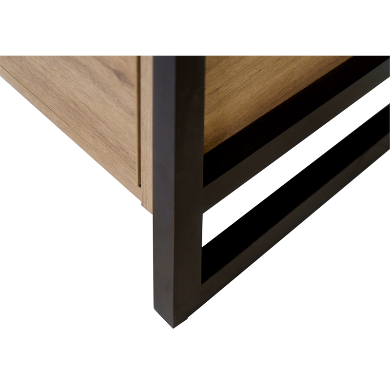 Modern Wood Laminate Lateral File Locking Fully Assembled Light Brown