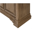 Martin Furniture Wood Bookcase With Doors Office Shelving in Light Brown
