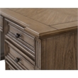 Martin Furniture Credenza Wood Office Desk Writing Table in Light Brown