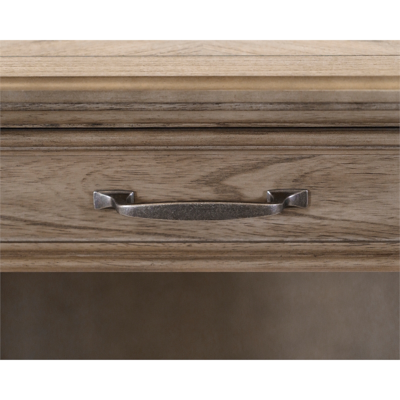 Martin Furniture Credenza Wood Office Desk Writing Table in Light Brown