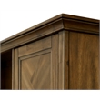 Martin Furniture Wood Hutch W/ Doors Office Storage Hutch in Natural Brown